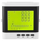 Digitales Strom-Spannungs-Leistungs-Energie-Multimeter Amperemeter Voltmeter mit Stromwandler Multifunktions-Dreiphasen-Programmierbares V