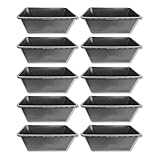 10 St. Mörtelwanne DEWEPRO® - Mörtelkasten - Baueimer - Mörtelwanne für Garten und Baustelle, eckig 60 L