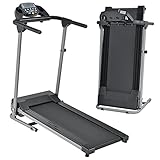 ArtSport Laufband Speedrunner 2000 klappbar - 10 km/h & 12 Programme, LCD Display – Heimtrainer elektrisch 120 kg belastbar - Fitnessgerät 500 W