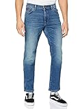 Wrangler Mens Texas Slim Jeans, Blue CHILL, 34W / 30L