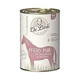 Dr. Link Pure Sensitive Pferd pur | hypoallergen | getreidefrei | 6 x 400 g | Nassfutter für H