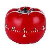 SPOTACT Neuheit Niedlich 60 Minuten 360 Grad Tomatenform Timer, Mechanische Küche Ring Alarm Werkzeug Kochen Lebensmittel Countdown Timer U