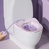 XYSC Sitzbad für die Toilette - Bidet Einsatz für Postpartale Schwangere oder Hämorrhoiden, Hängeaufbewahrung,Große Kapazität, Private Pflege, Waschen, Anti-Überlauf, T