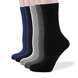 QINCAO 10 Paar Socken Herren Damen Sport Schwarz Baumwolle Lange Komfortbund Sock