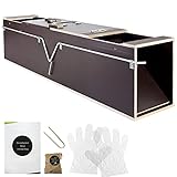 Petigi Marder Lebendfalle Holz Falle für Ratten Mäuse Marderfalle Garten Abwehr 99 cm lebend Umsiedeln Lebendfallen Tier Rattenfalle Fallen Außen S
