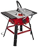 Einhell Tischkreissäge TC-TS 2025/2 U (max. 2.000 Watt, Verstellung für Höhe/Neigung des Präzisionssägeblatts, Parallelanschlag, Winkelanschlag +/- 60°, Auflagefläche l./r.)