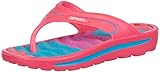 Brandsseller Damen Zehentrenner Flip Flops Pantolette Badelatschen Keilabsatz - Farbe: Coral - Größe: 37