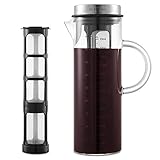 SILBERTHAL Kaffeebereiter - Cold Brew Coffee Maker für kaltgebrühten Kaffee oder Tee - 1.3