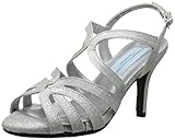 Dyeables, Inc Damen Paisley Kleid Sandalen, Silber, 36 EU