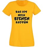 T-Shirt Damen - Biene Kostüm 2 Karneval Fasching (XL)
