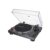 Audio-Technica AT-LP120X direktangetriebener Plattenspieler (Analog und USB) schw