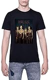 Maneskin Band T-Shirt Herren Kurzarm Schwarz Men Black Tee XL