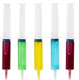 THE TWIDDLERS 50 Jello Shot Spritzen mit Kappen für Halloween und Partys - XL 60