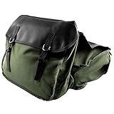 Bnwoinb Motorrad Sattel Taschen Pack Taschen für Sportster Kawaski Motorrad Roller Sattel Tasche, GrüN