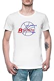 Defunct - Baltimore Bullets - Baltimore Herren T-Shirt Tee Weiß Men's White T-S