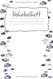 Vokabelheft: Softcover I extra dickes Vokabelheft I A5 I 200 Seiten I zweispaltig I Sprachen lernen und üben I Fremdsprachen wie englisch, spanisch, ... I Geschenk zum Schulstart I F