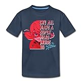 Spreadshirt Miraculous We All Have A Superhero Inside Us Teenager Premium T-Shirt, 158-164, Navy