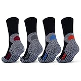 4 Paar Sportsocken Herren Damen Funktionssocken Laufsocken Wandersocken Stoßabfedernd 16101 (43-46)