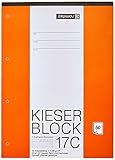 Brunnen 1042927 KIESER-Block Lineatur 21 (A4, 50 Blatt, liniert, 80 g/m², gelocht)