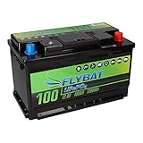 LiFePO4 Akku 12V (12,8V) 100Ah inkl. Bluetooth und CanBus Versorgungsbatterie für Boot | Yacht | Caravan | Wohnmobil | UVM