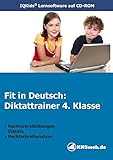 Fit in Deutsch: Diktattrainer 4. Klasse (Windows 10 / 8 / 7 / Vista / XP): Lernsoftware: Sicher in der Rechtschreibung durch selbständiges Üben und ... (Fit in Deutsch: Lernsoftware für Deutsch)