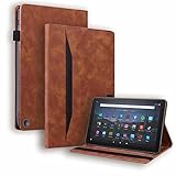 Hülle für Samsung Galaxy Tab A8 10.5 2021, Premium PU Leder Stand Schutzhülle Case Cover Ultra Dünn Smart Klapphülle Ständer Karten Fächer Magnetische Abdeckung B