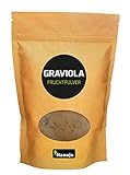Hanoju Graviola (Guanábana) Fruchtpulver 250 g - Nahrungsergänzungsmittel auch in Müsli und Joghurt zu verw