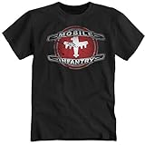 Mobile Infantry Starship Alien Troopers Science Fiction Splatter Slasher NASA T-Shirt Shirt L
