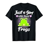 Froschmotiv Frosch Sprüche Girl Loves Frogs T-S