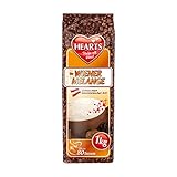 HEARTS Cappuccino Wiener Melange 1 kg - Genuss nach österreichischer Tradition, ca. 80 Portionen pro Beutel, intensives Aroma, feinste Kaffeesp