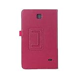 TTYYNN TablethülleSM-T231 SM-T230 Leder Flip Case Cover für Samsung Galaxy Tab 4 7.0 T230 T231 T235 Stand Cases 7 Zoll Tablet,R