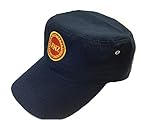 Capshop.de Lanz Bulldog Kappe Marineblau mit rundem Lanz Logo Bestick
