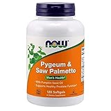 Now Foods, Pygeum & Saw Palmetto, 120 Weichkapseln, Laborgeprüft, Kürbiskernöl, Sägepalme, Glutenfrei, Soj