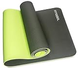 arteesol Yogamatte rutschfest Gymnastikmatte Schadstofffrei TPE Dünn Yoga Matte Fitnessmatte Trainingsmatte Sportmatte für Yoga Pilates Fitness 183cm x 61cm x 6mm (Armee grün, 183x61x0,6cm)