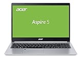 Acer Aspire 5 (A515-55-51NJ) 39,62 cm (15,6 Zoll Full-HD IPS matt) Multimedia Laptop (Intel Core i5-1035G1, 8 GB RAM, 512 GB PCIe SSD, Intel UHD, Win 10 Home) silb