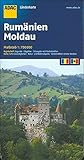 ADAC Länderkarte Rumänien, Moldau 1:750.000: Register: Legende, Citypläne, Ortsregister. Karte: Sehenswürdigkeiten, Natur-und Nationalparks, landschaftlich schöne Strecken (ADAC LänderKarten)