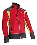 PSS X-Treme Shell - Soft Shell-Jacke, in rot/gelb, Größe XL