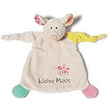 NICI Schmusetuch Maus ‚Kleine Maus´ 25x25 cm – Maus Schnuffeltuch ab 0+ Monaten – Kuscheltuch für Babys & Kleinkinder – Baby Kuscheltier / Schnuffeltuch – Baby Schmusetuch für Mädchen & Jungen – 40039
