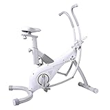 WJFXJQ Indoor Einstellbare Stationäre Heimtrainer, Stumm Magnetic Heimtrainer mit LCD-Anzeige und Scroll-Bedienrad, Can Be for Ganzkörper-Übung verwendet, for Büro, F