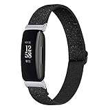 Ginamart Gewebtes Armband kompatibel mit Fitbit Inspire 2/Ace 3 Armband, Damen Herren Sport Soft Nylon Stoff Ersatz Armband für Fitbit Ace 3/Inspire 2 Klein Groß, Small / Large, Nylon,