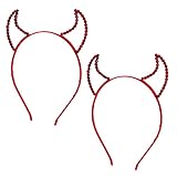 NUOBESTY 2PCS Halloween Kopf Band Horror Durable Einzigartige Stirnband Haar Hoop Partei Haar Zubehör fü
