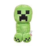 Minecraft HBN40 - Creeper Plüschfigur, ca. 21 cm, weich, Geschenk zum Sammeln für Fans, Spielzeug ab 3 J