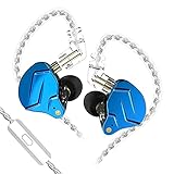 KZ ZSN Pro X In Ear Kopfhörer 1BA 1DD Stereo Earbuds Kopfhörer HiFi Sport Gaming 3.5 mm Wagenheber Kopfhörer Komfort Verschleiß für Telefon Computer Tablet-Blue Mit Mik