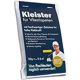 Tapetenkleister Profi Vlies Kleister Fototapete Tapete 50g (ca. 5-6 m2) - Ideal für Fototapeten, optimales & praktisches Dosieren 1 x 50g Päck