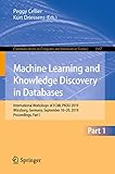 Machine Learning and Knowledge Discovery in Databases: International Workshops of ECML PKDD 2019, Würzburg, Germany, September 16–20, 2019, Proceedings, ... Science Book 1167) (English Edition)