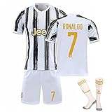 2021 Cristiano Ronaldo Heimstadion Nr. 7, 10, Trikot Kinder Erwachsene (Color : No7, Size : 24)