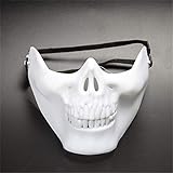 BANGNA Halloween Maske Schädel Skelett Maske Vollgesichtsschutz für Cosplay M