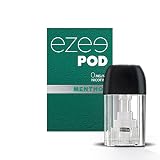 10 Stück Ezee E-Zigarette Pods Menthol Geschmack Nikotinfrei E-Liquid Einweg