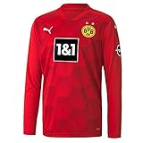 PUMA Torwarttrikot BVB GK Shirt Replica LS Jr w.Sponsor New, Puma Red, 128, 931108