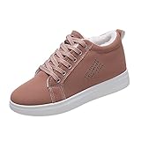 Schnürhalbschuhe Herren schwarz Freizeitschuhe Herren schwarz moderner Casual-Halbschuh mit Gummisohle hochwertiger Trachtenschuh für Männer(Rosa,39)